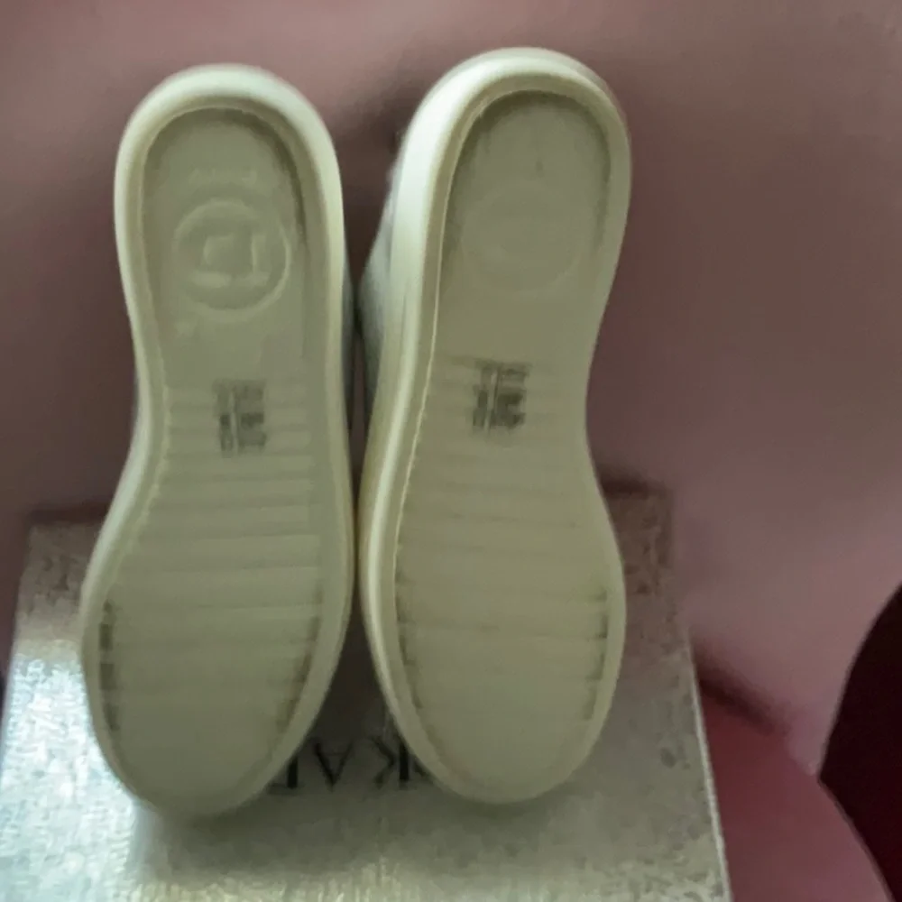 Dune London Metallic Silver Women's Sneakers - Picture 3 of 5